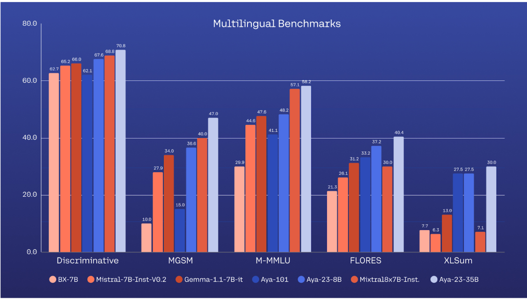 Multilingual Benchmarks